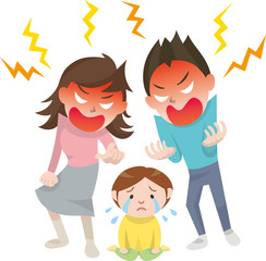 児童虐待　感情を爆発させる親