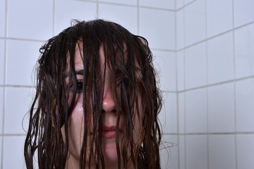 Tristesse d'une jeune femme