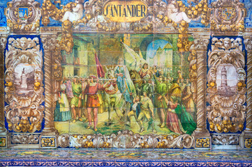 Obraz premium Ceramic tiles in Seville