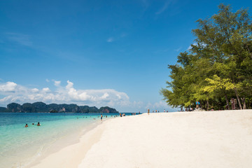 tropical beach in Krabi Thailand