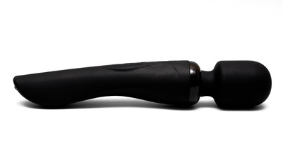 Vibrator for masturbation. Dildo for vaginal and clitoral stimulation. Image for sex shop. Sex toys for adults. Massager for the clitoris.