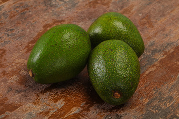 Ripe green dietary avocado - superfood
