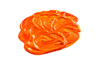 Roter Farbklecks 