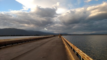 Bridge across the lake