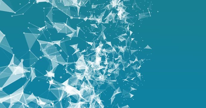 Plexus abstract background with different colors. Network concpet background with connection point, lines and polygonal element. Background for networking data connection.