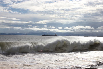 boat, sea, barco