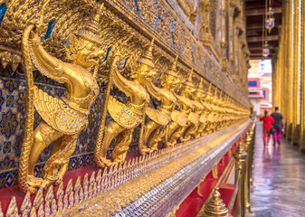 Wat Phra Kaew at Bangkok, thailand