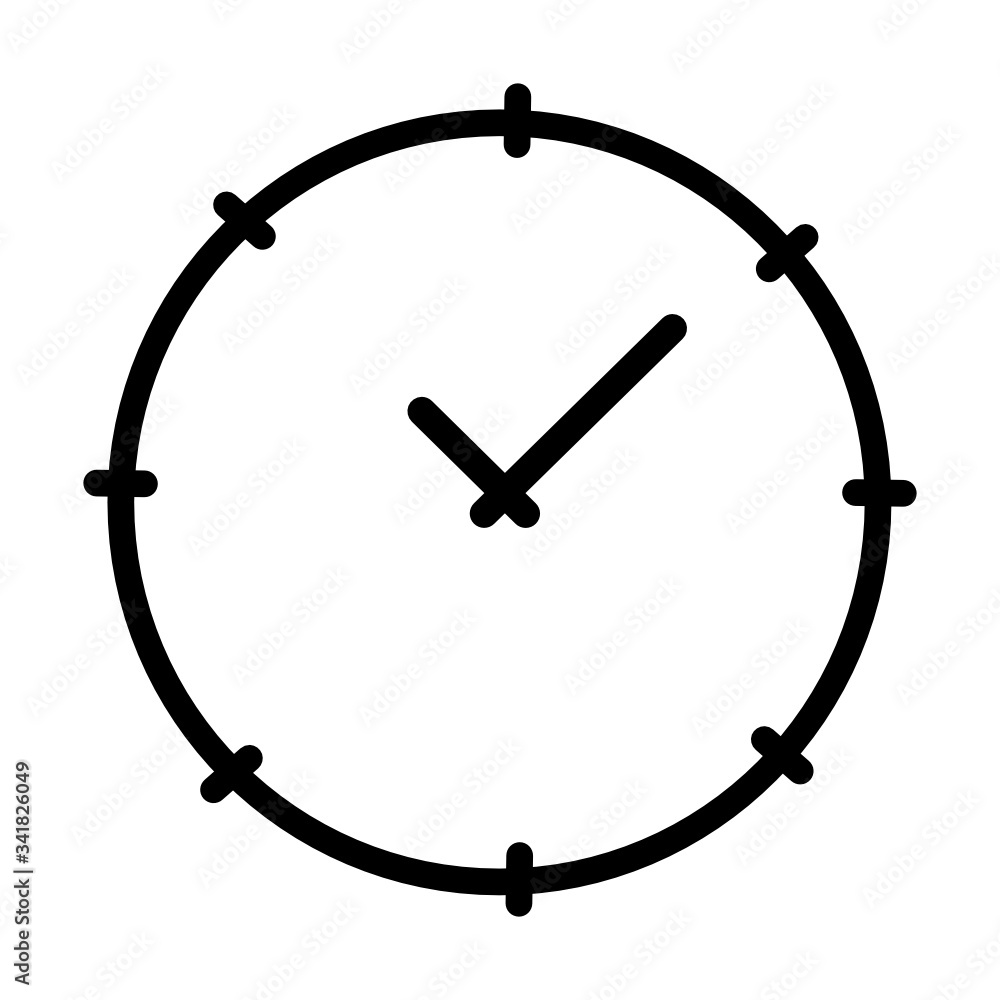 Poster time, clock, watch icon. concept of ui design elements. digital countdown app, user interface kit, m