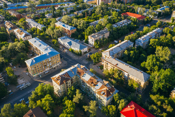 Aerial city view