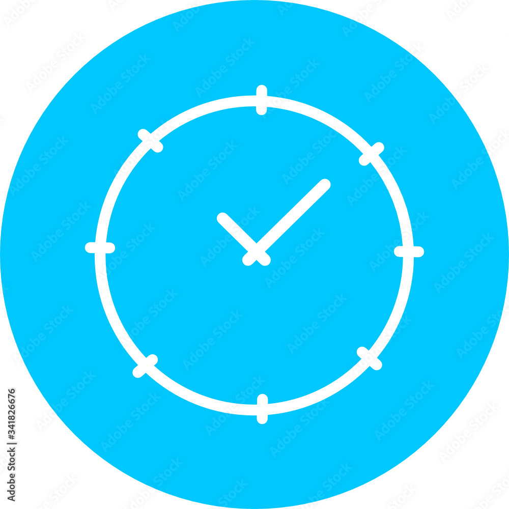 Poster time, clock, watch icon. concept of ui design elements. digital countdown app, user interface kit, m