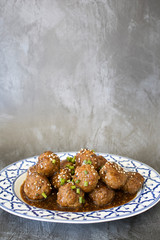 Spicy Asian Quinoa Meatballs