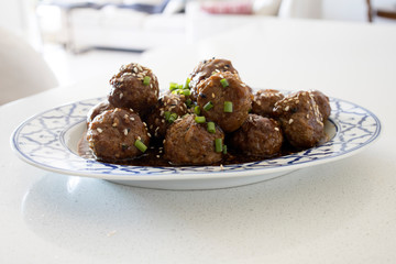Spicy Asian Beef Meatballs