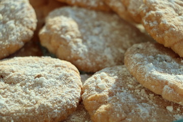 weißer Zuckerkeks