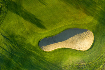 golf course from above