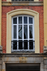 Fototapeta na wymiar Palacio Liebano window,Bogota, Colombia