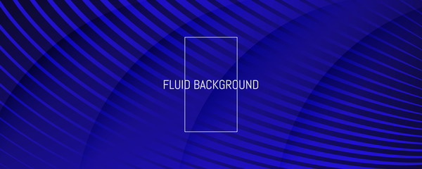 Black Futuristic Background. Flow Shape Banner. 