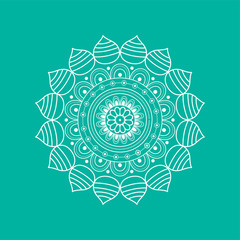 Mandala. Floral pattern