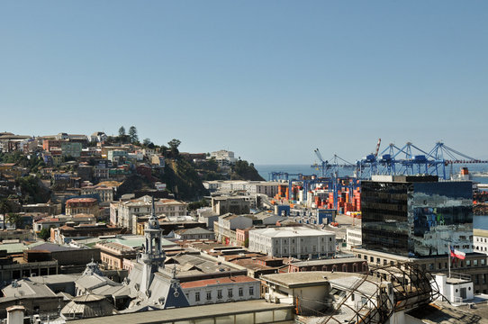 View of Valparaiso Port