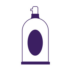Isolated soap bottle vector design