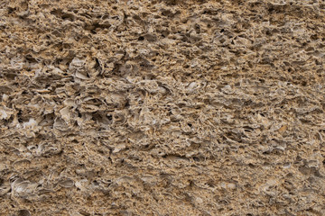 Wall of sand stone old. Creative vintage background.