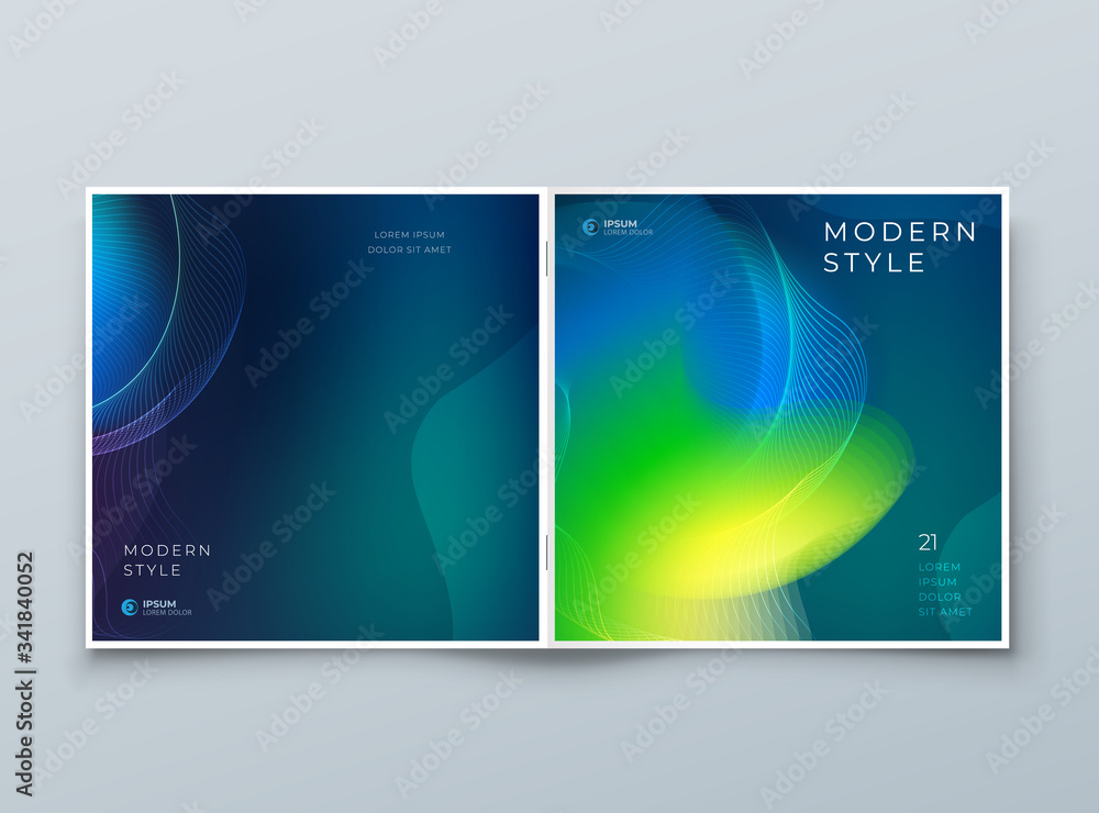 Canvas Prints dark square liquid abstract cover background design. fluid dynamic element for modern brochure, bann