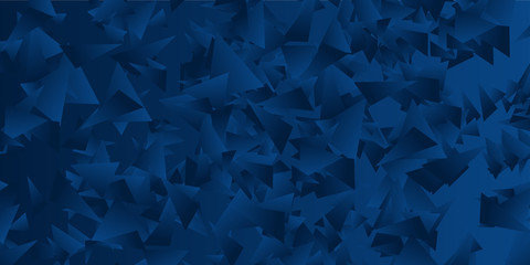 Dark blue modern light presentation background with 3D triangle. Vector illustration design for presentation, banner, cover, web, flyer, card, poster, wallpaper, texture, slide, magazine, and ppt