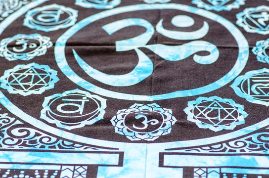 Hinduism om, aum, chakra, omkara is the holiest mantra, holiest sound, source or seed bija, the combination of sacred syllables, which form a nucleus of spiritual energy. Mandala, Thangka, Mantra