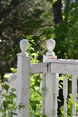 Porch fence.