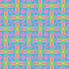 Beautiful of Colorful Triangle, Reapeated, Abstract, Illustrator Pattern Wallpaper. Image for Printing on Paper, Wallpaper or Background, Covers, Fabrics