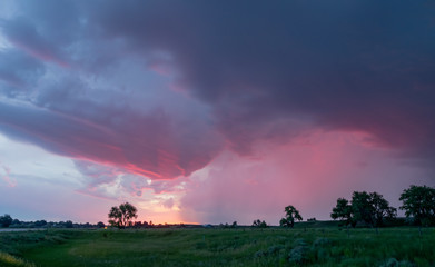 Storms on the Great Plains During Summertime