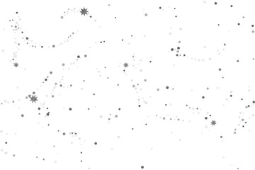 Silver glitter confetti.