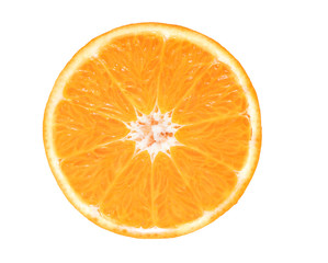 Fresh orange isolated on a white background, Mandarin orange with green leaf isolated on white background, clipping path.