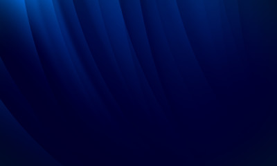 Fototapeta premium Abstract wave blue black dark gradient geometric background.Curved lines graphic design.