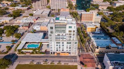 Photo sur Plexiglas Clearwater Beach, Floride Penthouse de Tom Cruise en Floride. Clearwater Beach Floride centre-ville. Appartements de luxe.