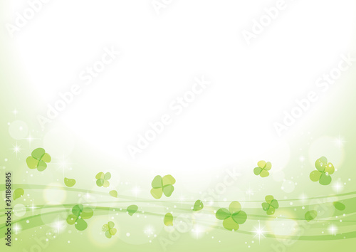 クローバー 背景 緑 Wall Mural Wallpaper Murals メガネ