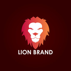 Lion Logo Vector Design Vector Illustration