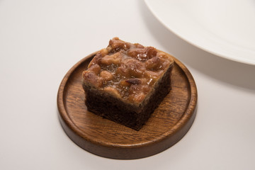 chocolate cake on a plate