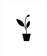 growing plant flat icon,vector best flat growing plant icon.