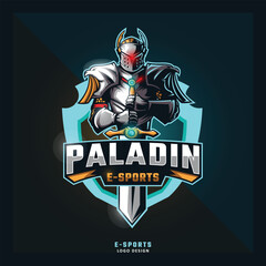 Paladin sport mascot logo © coz1421