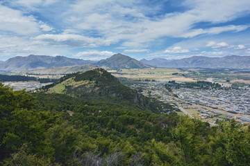 View from Mount Iron, Wanaka, New Zealand