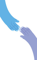 care in the hands of the coronavirus