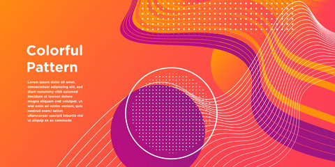 Abstract Colorful Fluid Background Design