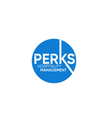 Abstract modern Perks hospitality management logo template, vector logo for business and company identity 