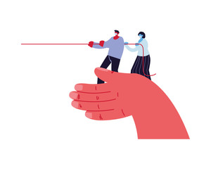 couple compromised against increased coronavirus