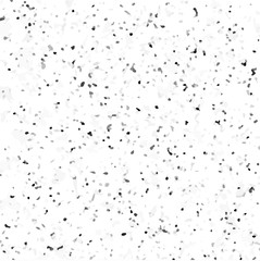 Terrazzo texture. Not seamless pattern. Abstract imitation of mosaic surface from granite or marble particles. Сolored spots randomly arranged on white background. EPS8 vector illustration.