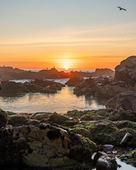Sunset in Matosinhos.