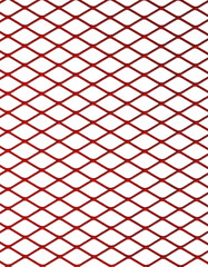 Texture of red mesh isolated on a white background