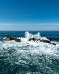 Ocean in Matosinhos, Portugal.