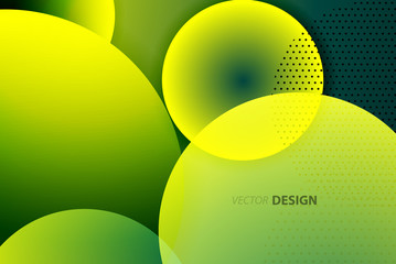 Abstract circles, modern background, neon bubbles motion techno design for Wallpaper, Banner, Background, Card, Book Illustration, landing page