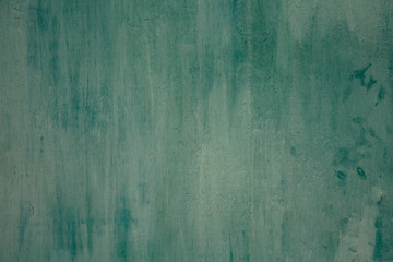Obraz premium Green, iron background. Old garage.Photo for text